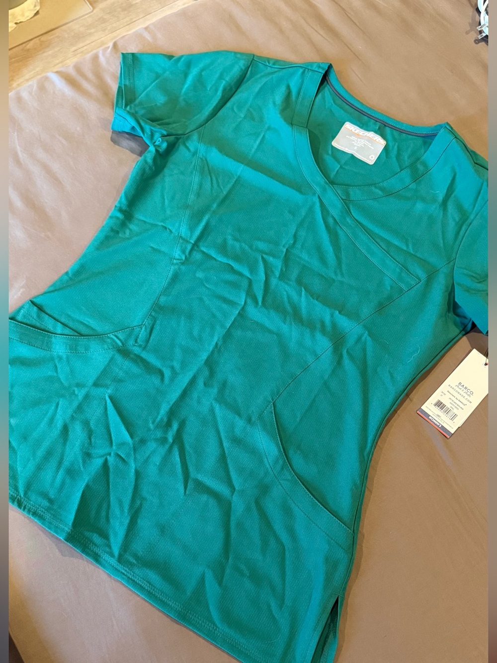 Skechers Hunter Green Drawstring scrub set